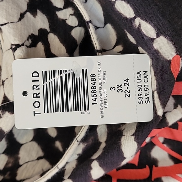 Off the shoulder Pretty Powerful Torrid top - Picture 4 of 4